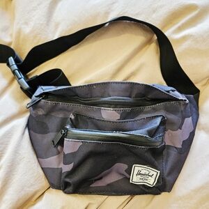 Herschel Supply Company Camo Waist Bag - Black and Gray